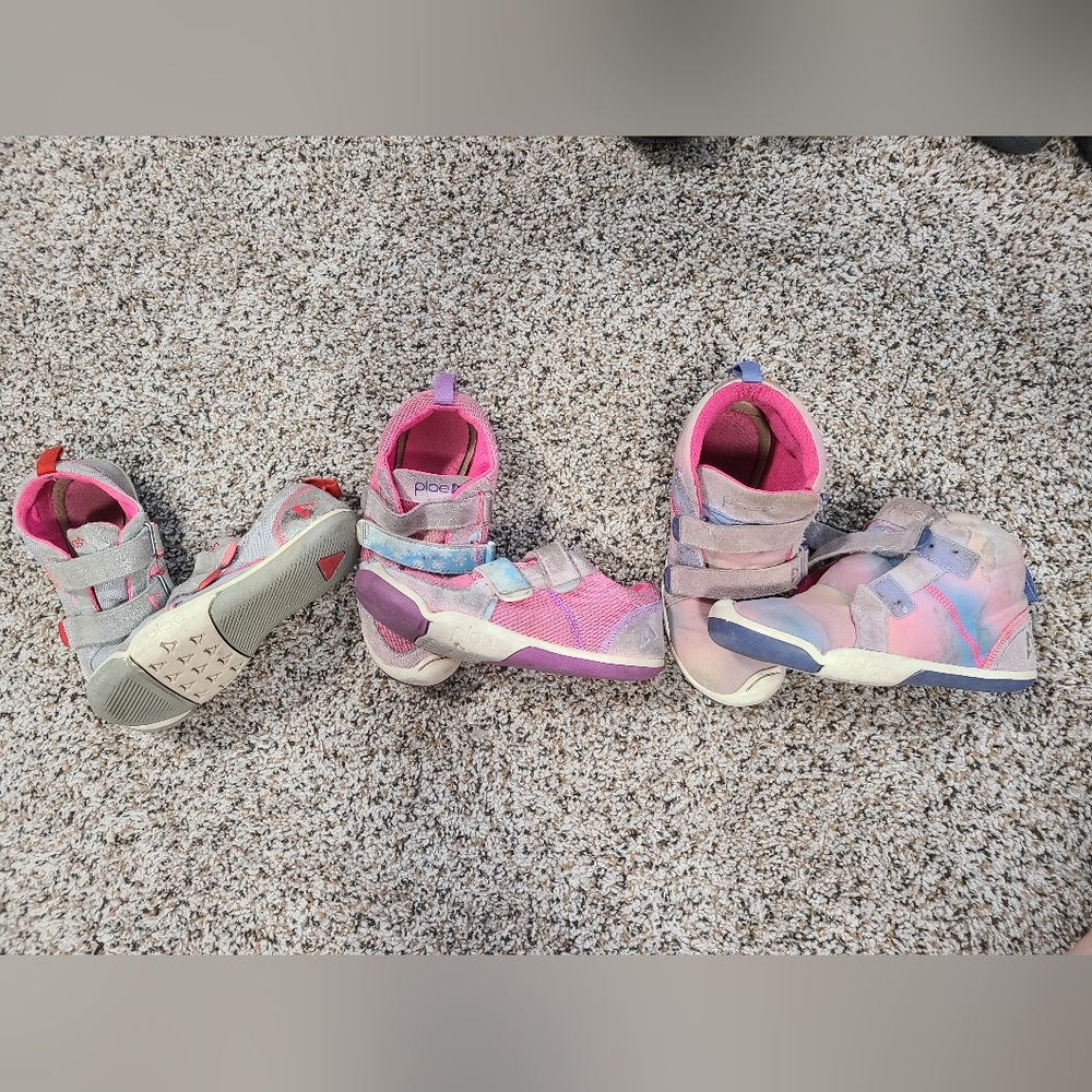 Plae velcro shoes